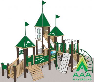 Alpine Peaks Recycled Plastic Play System