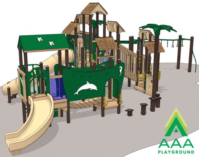 Caribbean Hideaway Recycled Playsystem