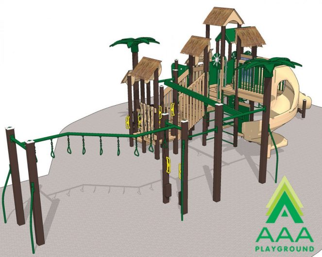 Caribbean Hideaway Recycled Playsystem