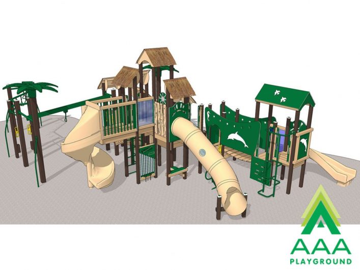 Caribbean Hideaway Recycled Playsystem