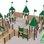 Castle Court Recycled Plastic Playsystem