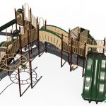 Triple Whammy Playground Structure