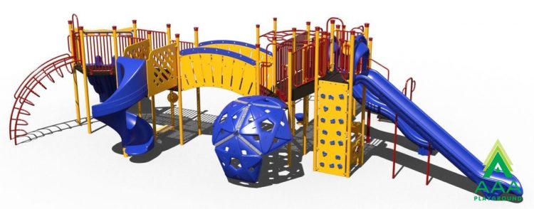 Triple Whammy Playground Structure