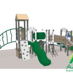 Rocky Raccoon Recycled Playset