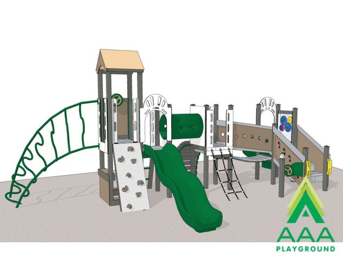 Rocky Raccoon Recycled Playset