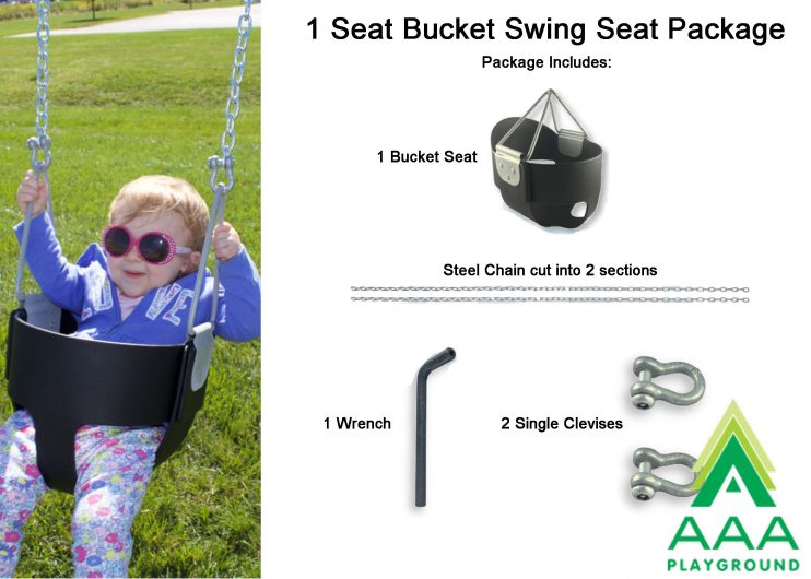 1 Seat Bucket Swing Seat Package