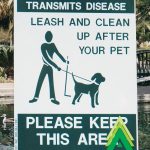 Aluminum On-Leash Pet Sign