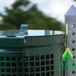 Square Post Pyramid Rain Cap