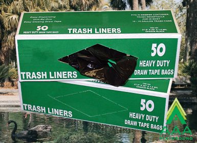 Boxed Roll of Liner Trash Bags 50 Count Each