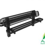 AAA Playground Expanded Metal Double Bench with Square Posts
