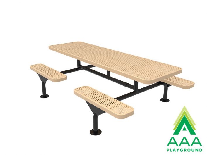 AAA Playground Honeycomb Steel Deluxe Frame Picnic Table