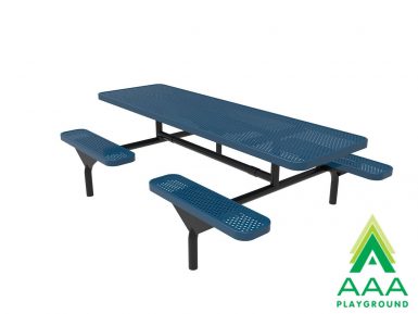 AAA Playground Honeycomb Steel Deluxe Frame Picnic Table