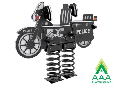 2 Seat Police Motorcycle Spring Bouncer