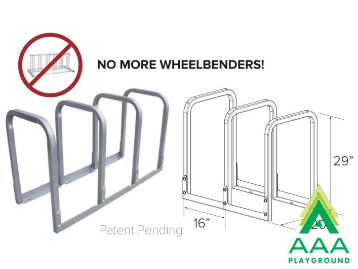 3 Hoop U-Lockit Bike Rack