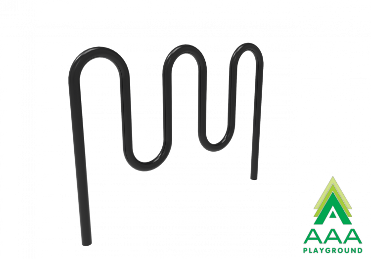 AAA Playground Three Wave Bike Rack