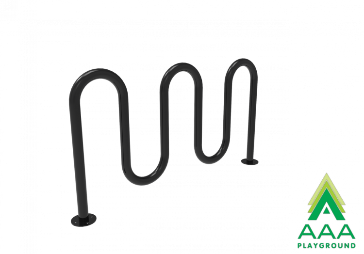 AAA Playground Three Wave Bike Rack