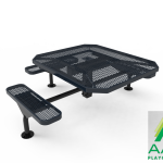AAA Playground Expanded Metal Deluxe Frame Octagon Table