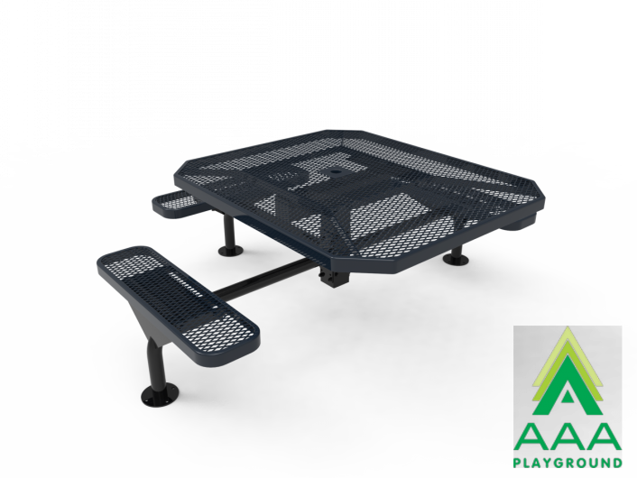 AAA Playground Expanded Metal Deluxe Frame Octagon Table