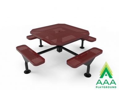 AAA Playground Honeycomb Steel Deluxe Frame Octagon Table