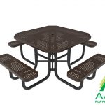 AAA Playground Honeycomb Steel Portable Frame Octagon Table