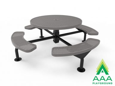AAA Playground Honeycomb Steel Deluxe Frame Round Table