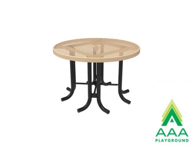 AAA Playground Expanded Metal Round Patio Table