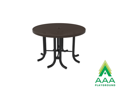 AAA Playground Honeycomb Steel Round Patio Table