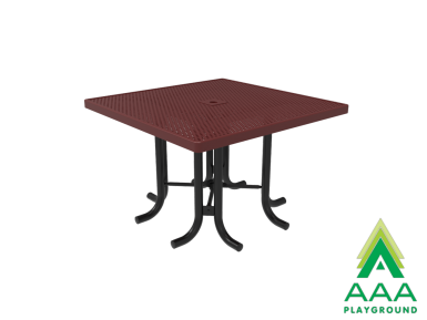 AAA Playground Honeycomb Steel Square Patio Table