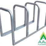 4 Hoop U-Lockit Bike Rack - 8 Bike Capacity