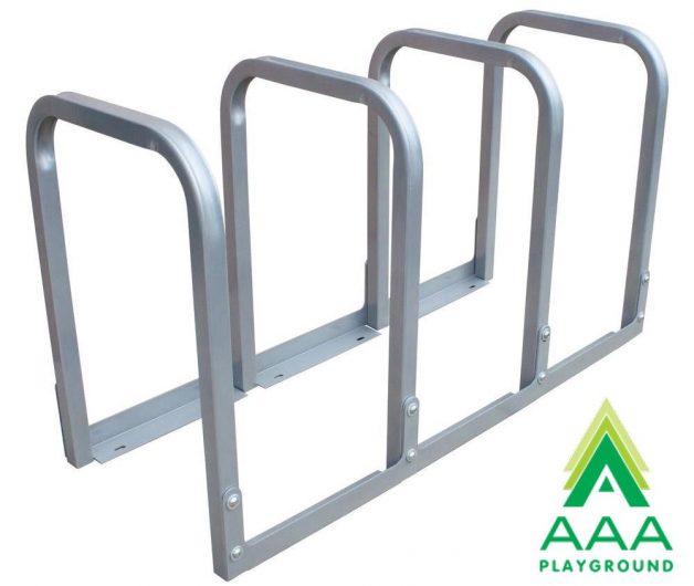 4 Hoop U-Lockit Bike Rack - 8 Bike Capacity