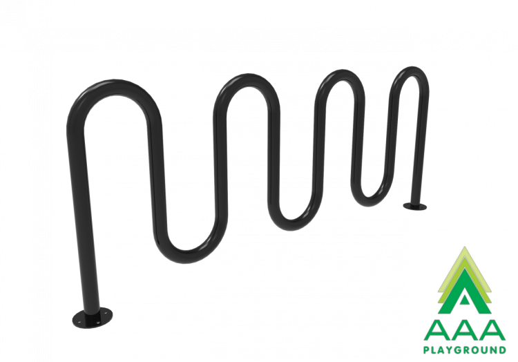 AAA Playground Four Wave Bike Rack