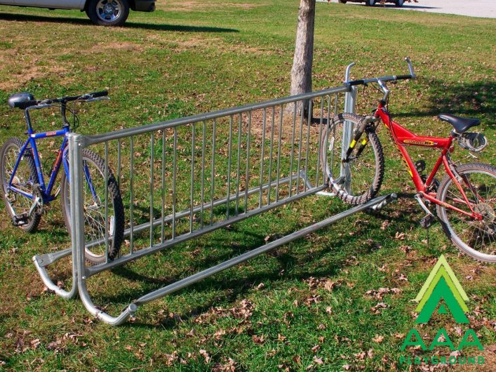 Modern Double-Sided Bike Rack