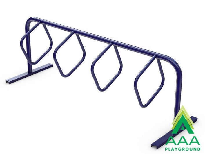 Triangular Hoop Bike Rack