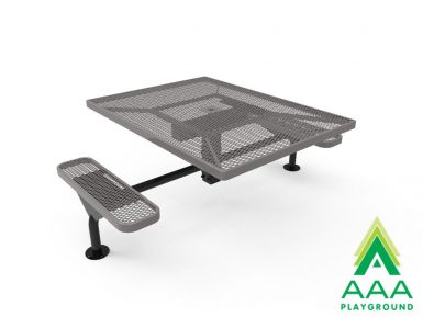 AAA Playground Expanded Metal Deluxe Frame Square Table