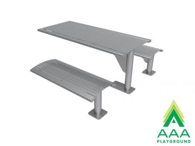 Arches Steel Slatted Cantilever Table