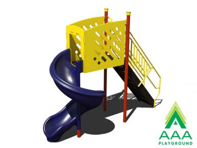 6-feet Open Spiral Slide