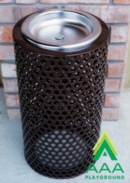 Perforated Steel Ash Urn with Sand Tray