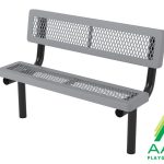 Regal Style Park Bench With Back