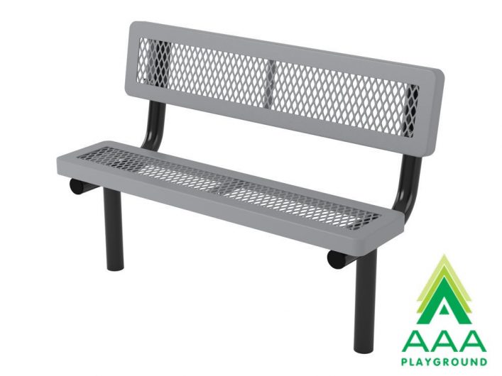 Regal Style Park Bench With Back