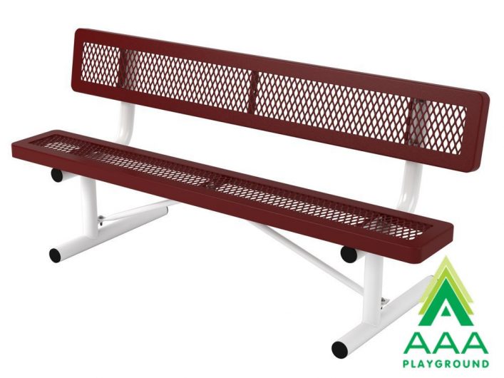 Regal Style Park Bench With Back