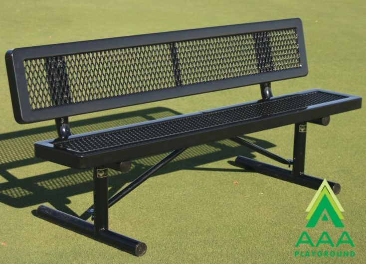 Regal Style Park Bench With Back