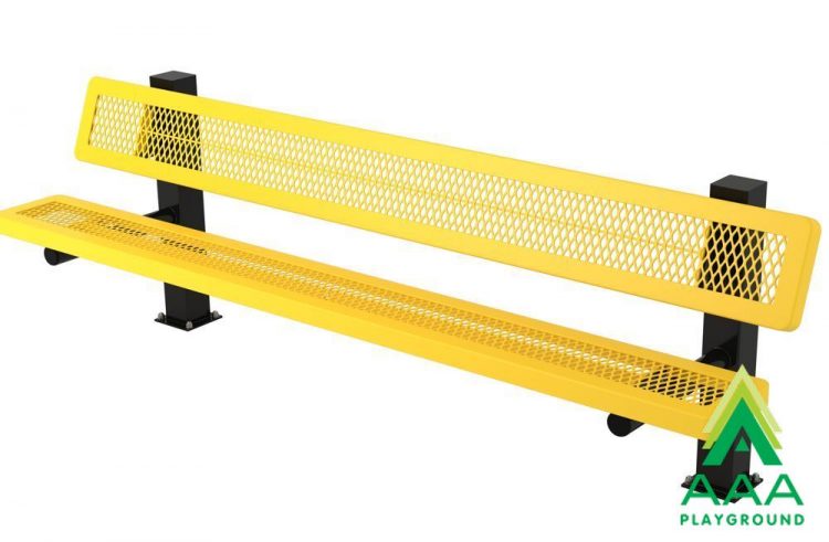 Regal Style Square Frame Park Bench