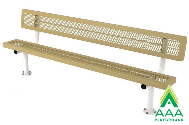 Regal Style Park Bench With Back