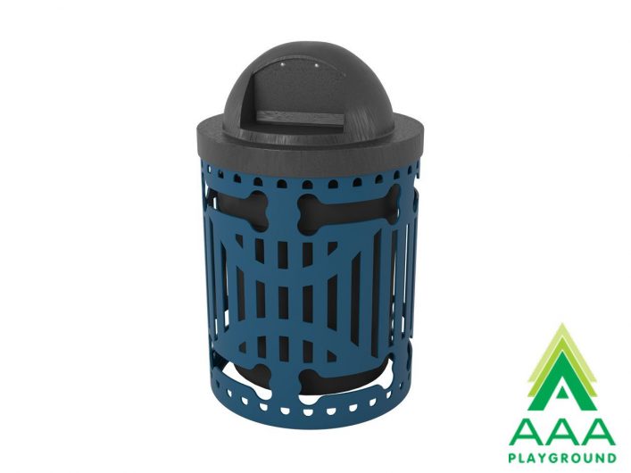 Bones Design Classic Style Trash Receptacle