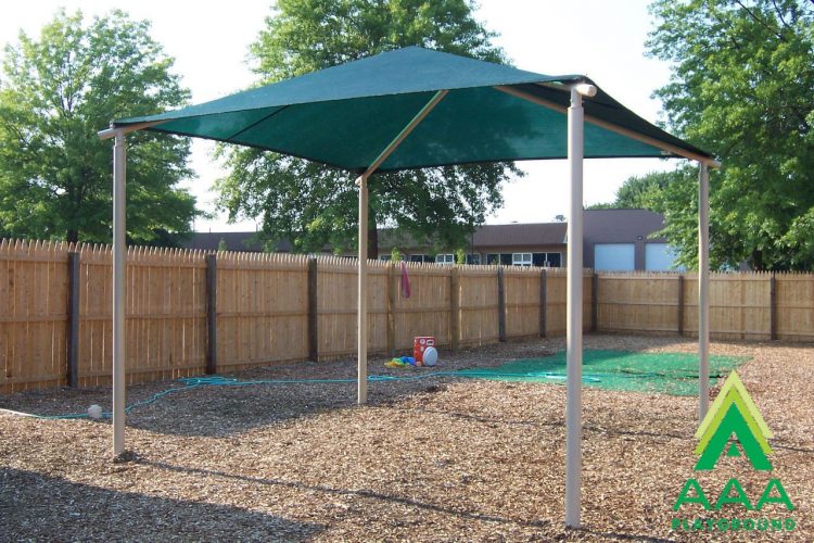 Square Shade Shelter with 10 feet high Entrance Height