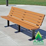 Recycled Plastic Contour Bench