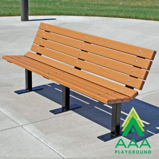 Recycled Plastic Contour Bench