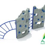 Three Panel Pinnacle Craggy Climber