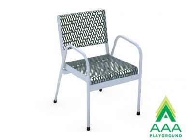 Stacking Patio Chair with Two-Piece Design