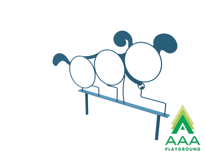 AAA Playground Three Hoop Puppy Jump